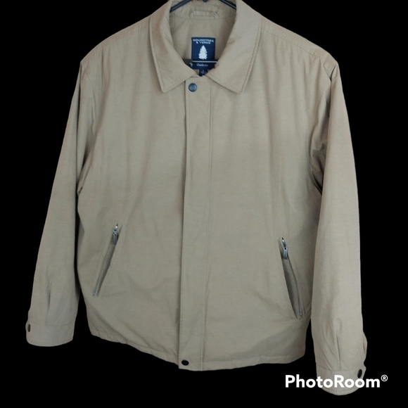 Roundtree & YORKE Outdoors men's jacket bomber coat size Large lightweight - Picture 4 of 15